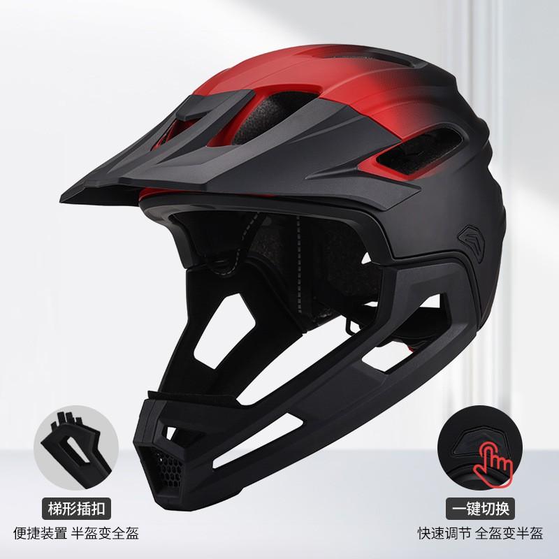 Full Face Mountain Bike Helmet Downhill Cycling Outdoor Trail Riding Adult Unisex PC EPS Construction