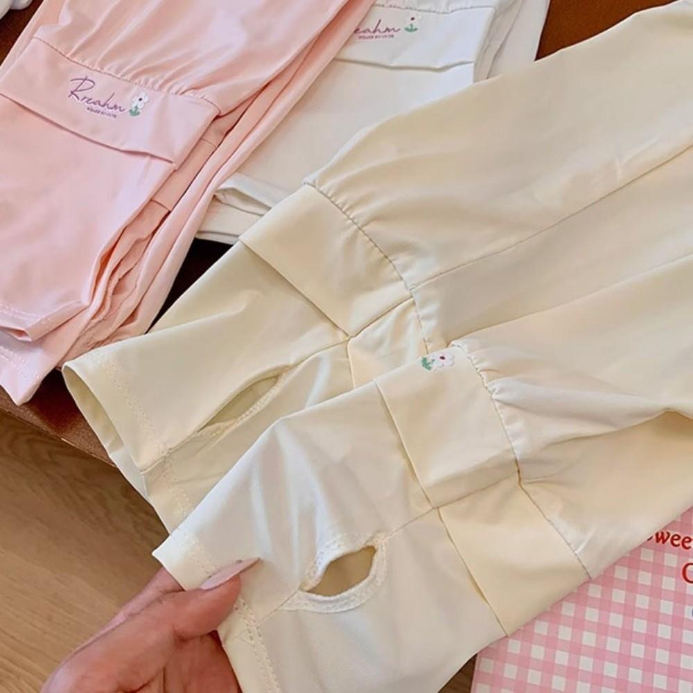 Защита рук Длинные рукава из ледяного шелка Свободные велосипедные перчатки Дышащие солнцезащитные накладки на руки Вождение