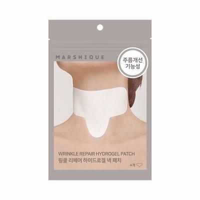 Гидрогелевый пластырь для шеи MARSHIQUE Wrinkle Repair 4 шт.
