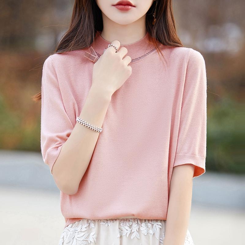 Летняя рубашка для женщин - 50% шелковая смесь Mulberry | Не мнется и защищает от ультрафиолета | Роскошный легкий топ