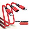 3 в 1 USB-кабель Micro USB Type C Зарядный кабель с несколькими USB-портами Быстрозарядный шнур для iPhone 11 12 13 Pro Max Xiaomi Samsung