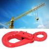 Eye-Type Self-Locking Lifting Hook Alloy Steel Clevis Hook Safety Lock Slip Hook  Port