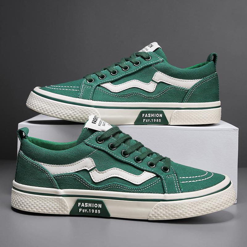 Hot Sale Fashion Mens Canvas Shoes 2025 Lace-up Vulcanized Shoes Man Designer Espadrilles Canvas Casual Flat Shoes Sneakers Men