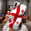 Georgia Flag Phone Case For Xiaomi Mi 12 11T 10T 9T Lite Pro Ultra Note 10 Poco F3 F4 X4 GT Soft Black Phone Cover