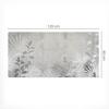 Vinyl Desk Mat with Plant Leaves Background Print 120x60 cm