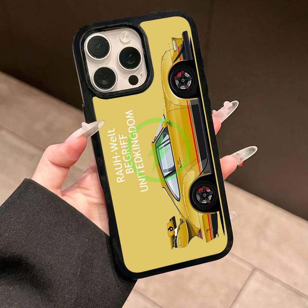 Спортивный Автомобиль Jdm Дрифт RWB 911 964 933 Для Magsafe Беспроводной Зарядки Чехол для Телефона Для iPhone 17 16 14 13 12 11 15 Pro Max Plus