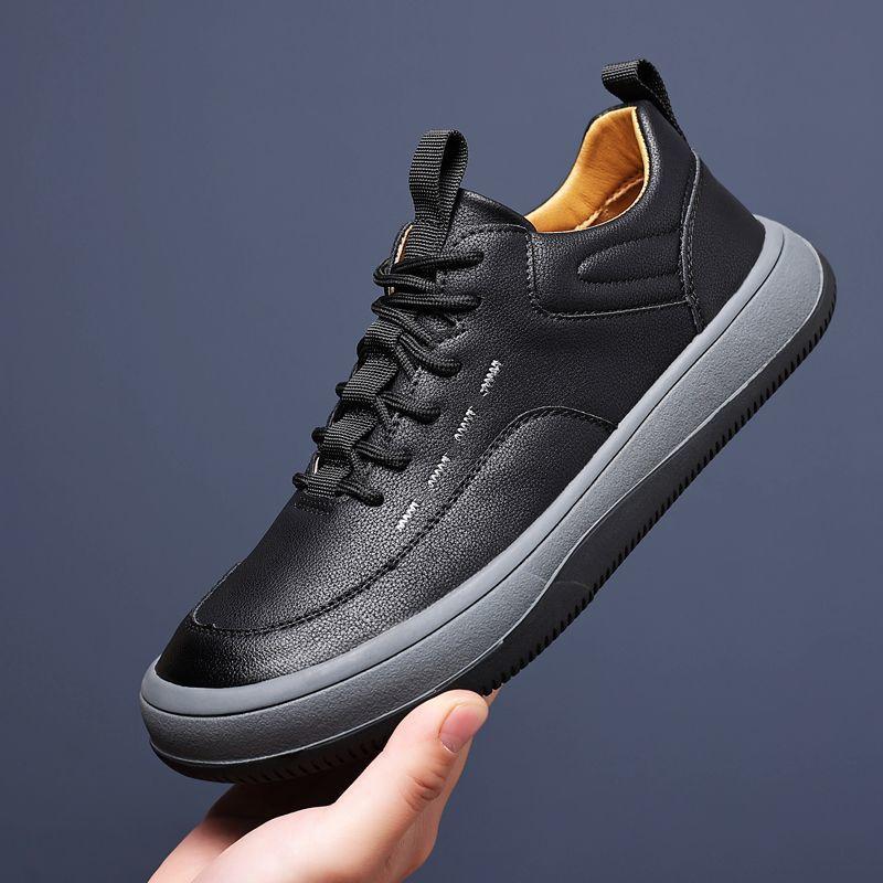 Мода Мода Обувь из Натуральной Кожи для Мужчин 2025 Оригинальная Новая Удобная Толстая Подошва Повседневная Обувь Лоферы Мужские Роскошные Кроссовки Hombre