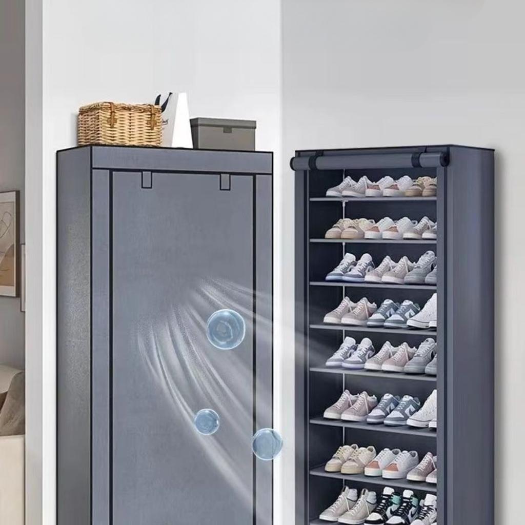 Dustproof Shoe Shelf Bedroom Multilayer Nonwoven Shoes Storage Cabinet Home Hallway Space-saving Cabinets Shoe Storage Rack