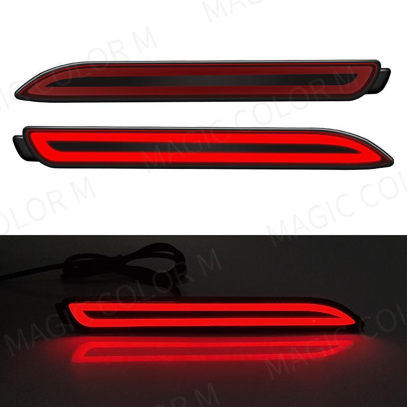 For Toyota RAV4 Camry Rear Light Kit Reflector Fog Lamp Bumper Brake Red for Lexus IS-F GX470 RX300 Sienna Venza Reiz Innova