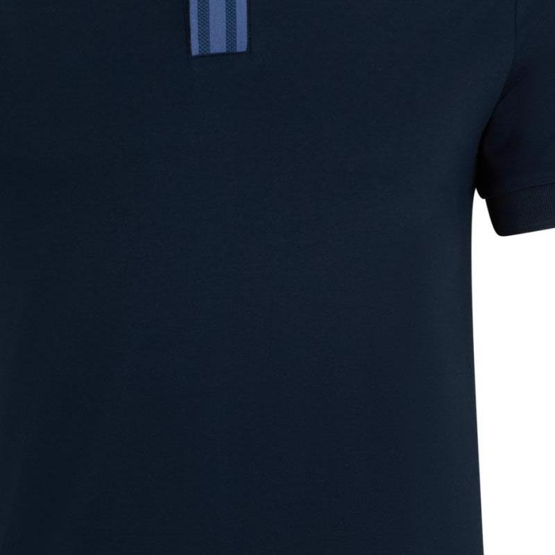 HUGO BOSS Stripe-trim Cotton Polo Shirt 50513366-404