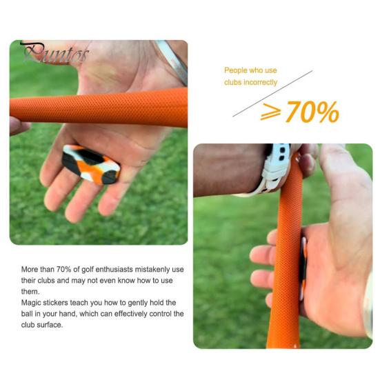 2 шт. Тренажер для гольфа с рукояткой для гольфа, накладка на рукоятку для клюшки T-grip, тренажер для осанки при замахе, аксессуары для гольфа для мужчин и женщин