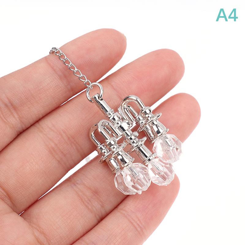 1Pc 1/12 Miniature Dollhouse Ceiling Lamp Hanging Lamp Mini Led Light Model