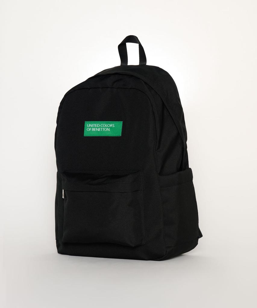 Benetton Яркий рюкзак для ноутбука - [Черный]