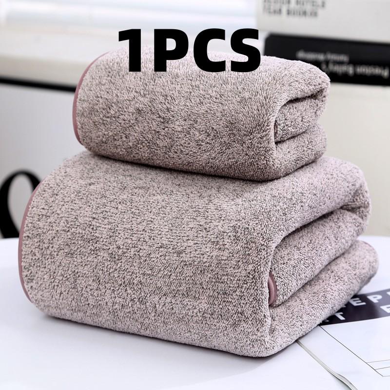 Плотное бамбуковое угольно-коралловое бархатное банное полотенце для взрослых, мягкое впитывающее бамбуковое углеродное волокно, домашнее полотенце для ванной комнаты