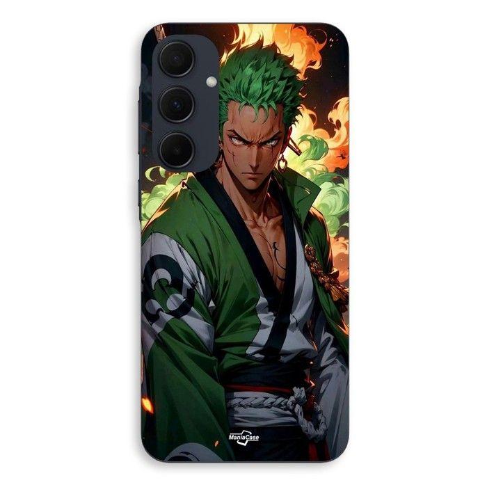 Coque de téléphone - MANIACASE - Samsung galaxy A55 - One piece Zoro - Silicone - Souple