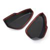 1Pair Carbon Fiber Style Rearview Mirror Cover Trim For Mitsubishi Eclipse Cross