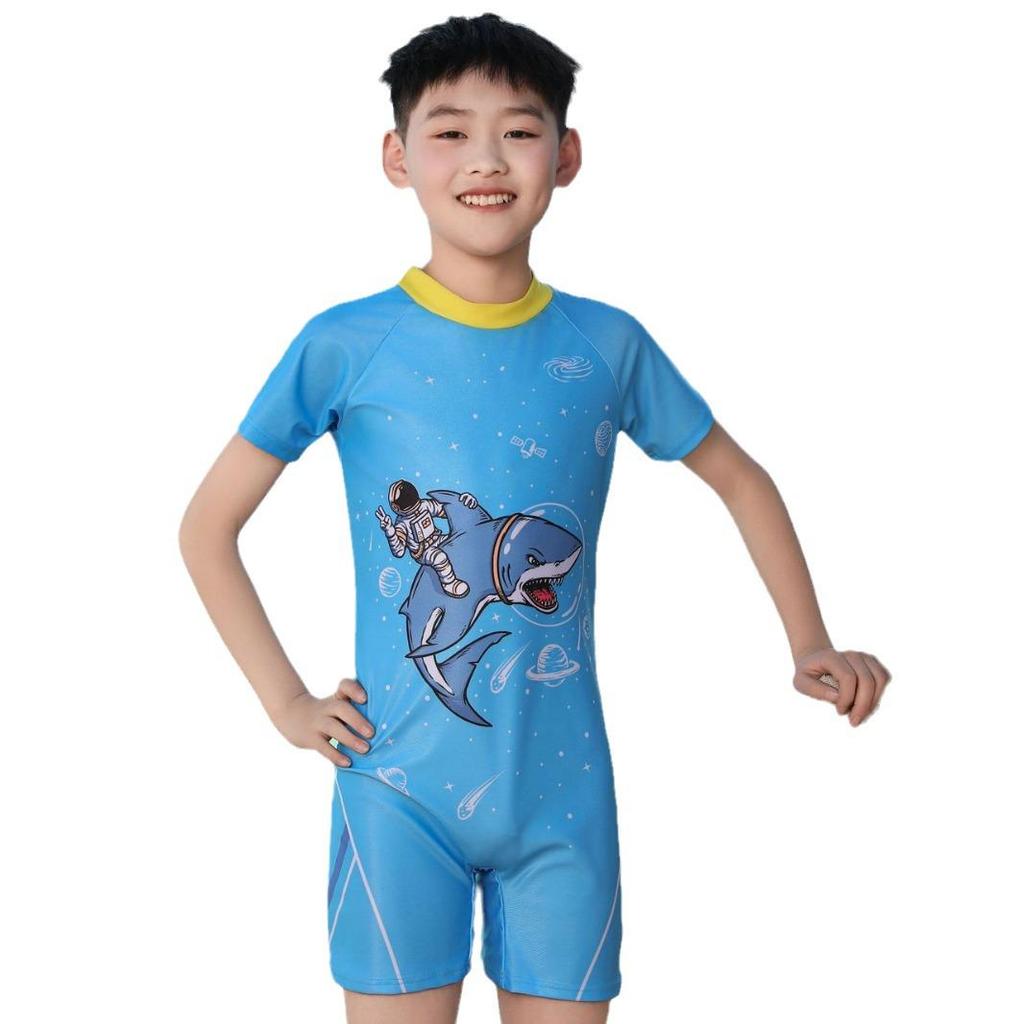 Новый детский быстросохнущий слитный купальник для малышей и детей