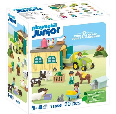 Конструктор Playmobil 71656 Junior ферма с трактором