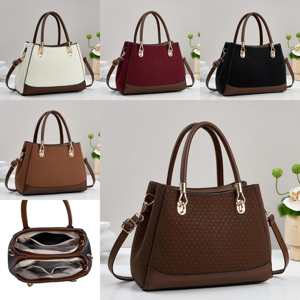 Urban Style Womens Mediumsize Tote With Zipper And Inner Organizer For Daily Commute