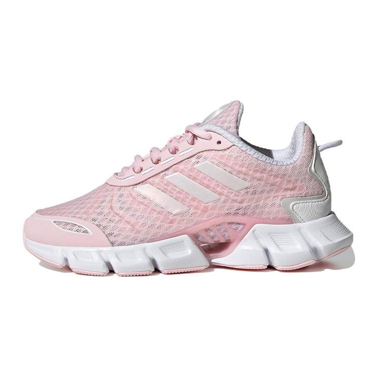 adidas Детские низкие беговые кроссовки Climacool Fabric Breeze, розово-белые, модель GZ4019