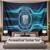 Custom Name Text Tapestry West Bromwich Albion Personalized Polyester Wall Tapestry For Bedroom And Room