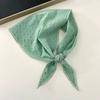 Cotton Triangle Hair Head Soft Silk Scarf Fashion Flower Neck Scarf  Summer