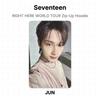 Seventeen RIGHT HERE WORLD TOUR Худи на молнии Официальная фотокарточка