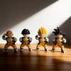 Dragon Ball Q-версия Сон Гоку Веджета Скафандр с Намека Фигурка Коллекционный Орнамент Подарок 10 см