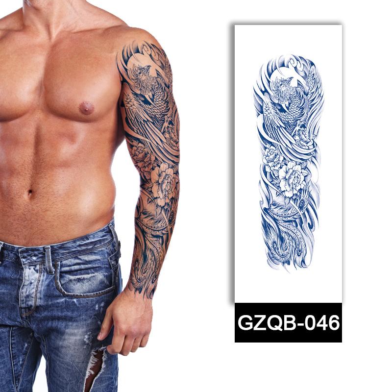 Quality Dragon Design Customized Logo Arm Leg Skin Protective Herbal Juice Tattoo Stickers