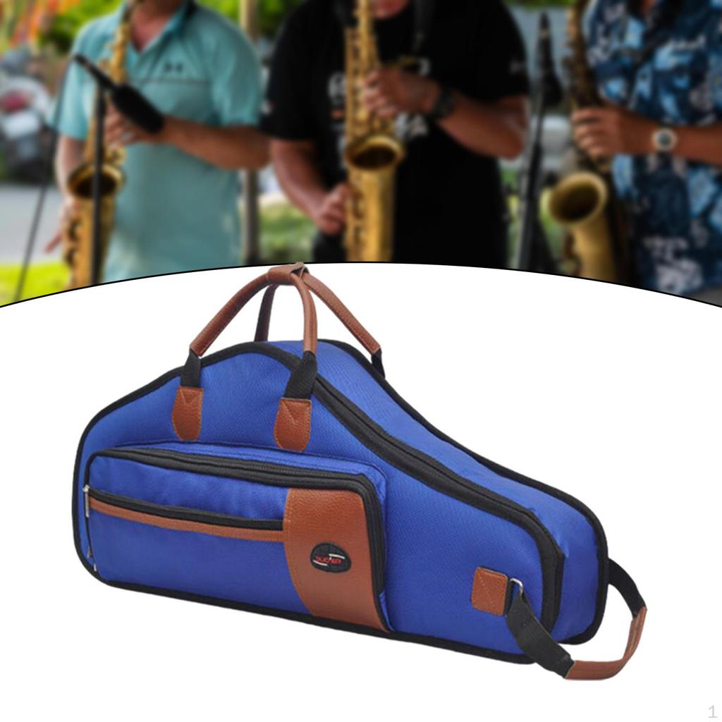 Оксфордский чехол для хранения саксофона, противоударный регулируемый двойной ремень, ветер