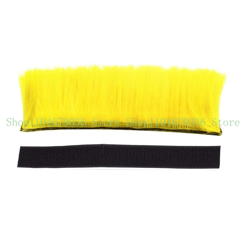 652F Cosplay Styling Hair Patches Hairpiece Universal Motorcycle Scooter Helmet Hair Motorbike Helmet Stickers