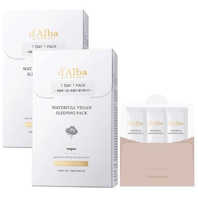 Waterful Sleeping Pack 4 мл x 24 шт + набор 4 мл x 3 шт, 108 мл, 1 набор