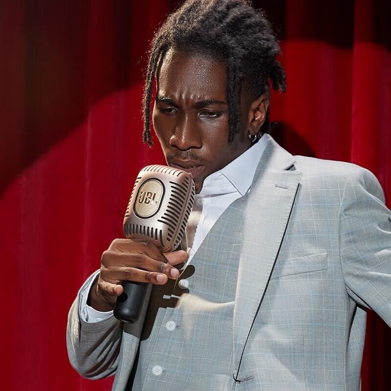 JBL KMC650 Wireless Karaoke Microphone Speaker