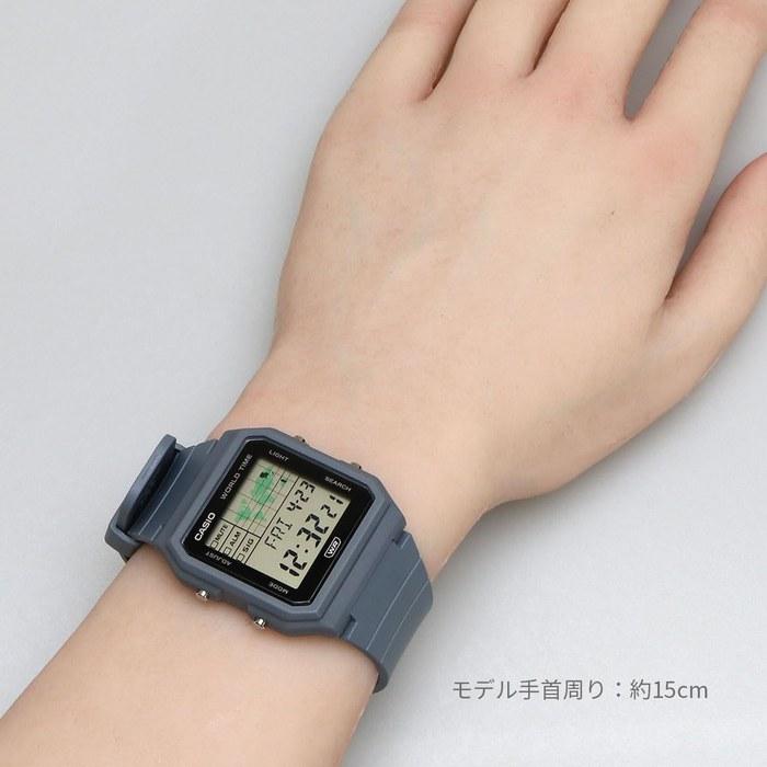 [Casio] World Time LF-30W-2A Digital Watch, Biomass Plastic Band, Blue Gray