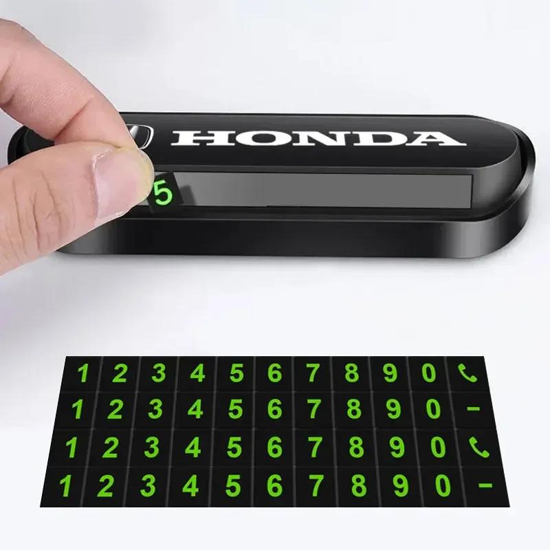 2025 Автомобиль Новый Honda 1 шт. Автомобиль Временная Парковочная Карточка Номерной Знак Авто Стайлинг Для Honda Civic Varadero Xl1000 Xadv 750 Forza Shadow