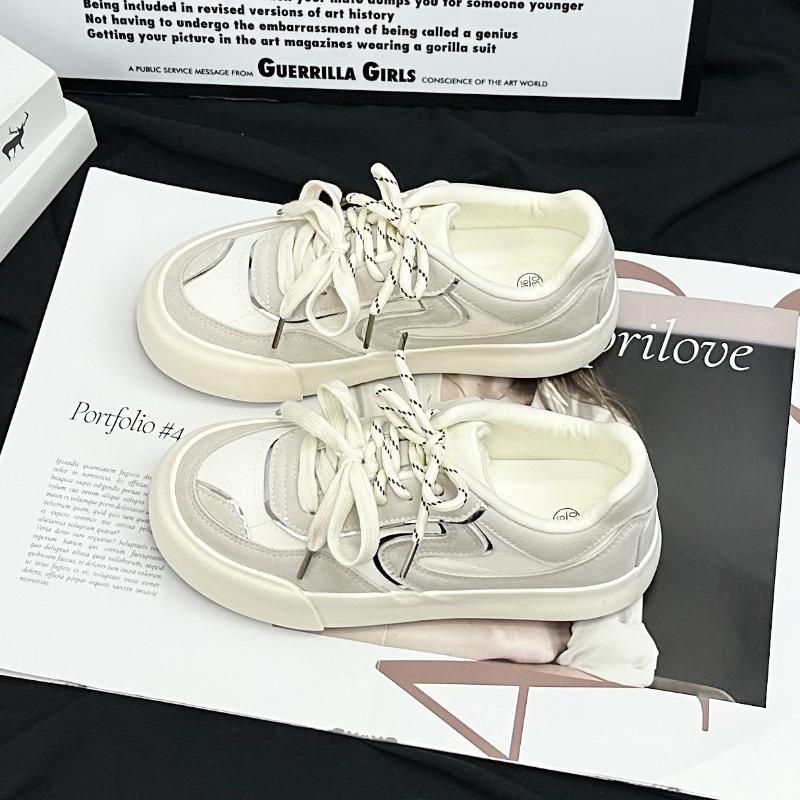 66 Trendy Shoes Niche Retro Red Women's Shoes New Board Shoes Girls White Shoes Versatile Casual Shoes