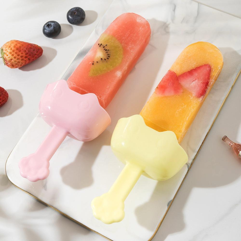 Drip Free Drip-Proof Popsicle Holder Anti-drip Tray Lightweight Ice Cream Bracket Cartoon Free Frozen Treats Rack Summer