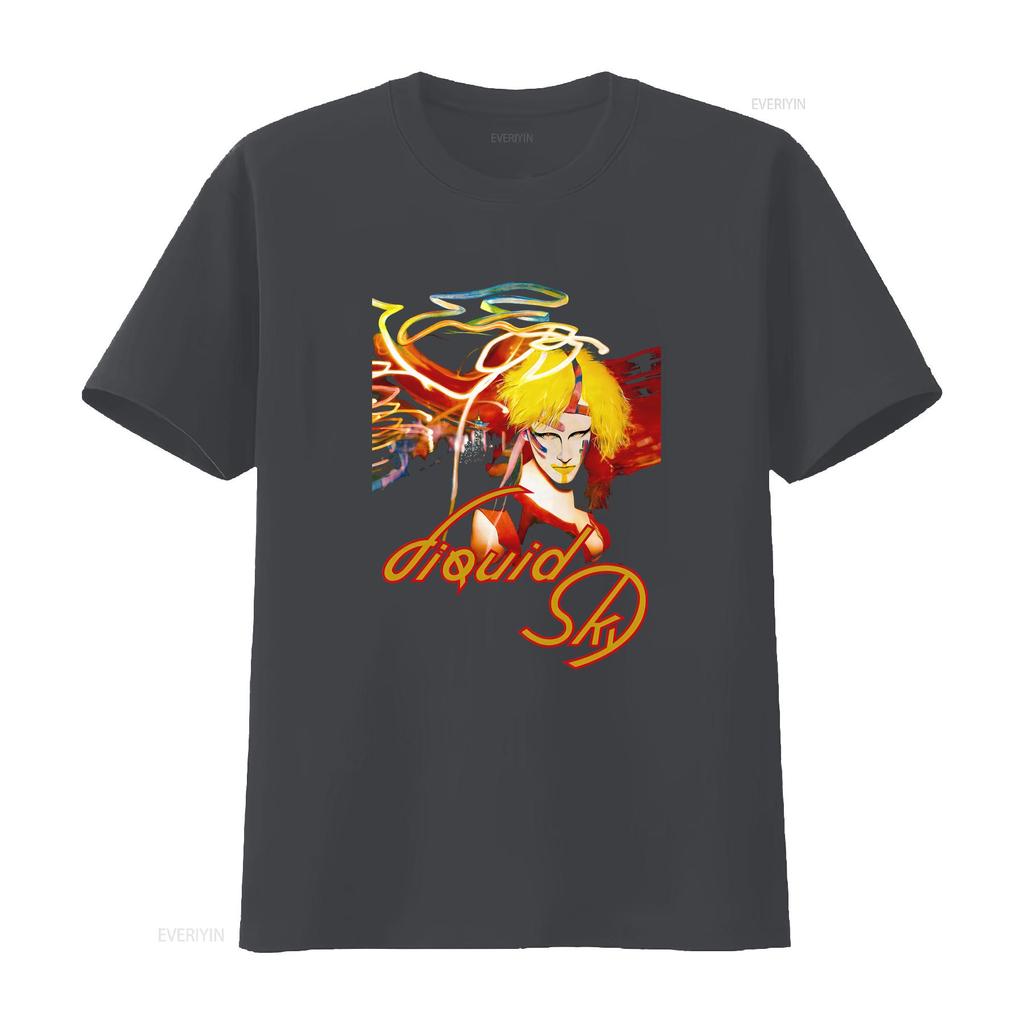 Retro Liquid Sky 1982 Movie T Shirt Perfect Everyday Wear All Size S 4xl Vintage Washed Stylish Stretched Streetwear Homme Soft