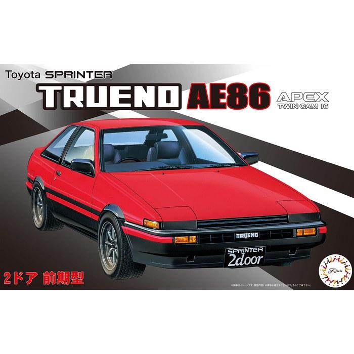Fujimi Model Масштаб 1/24 Toyota 86 (2-дверный GT/APEX Ранняя модель) ID-183, Красный/Серый