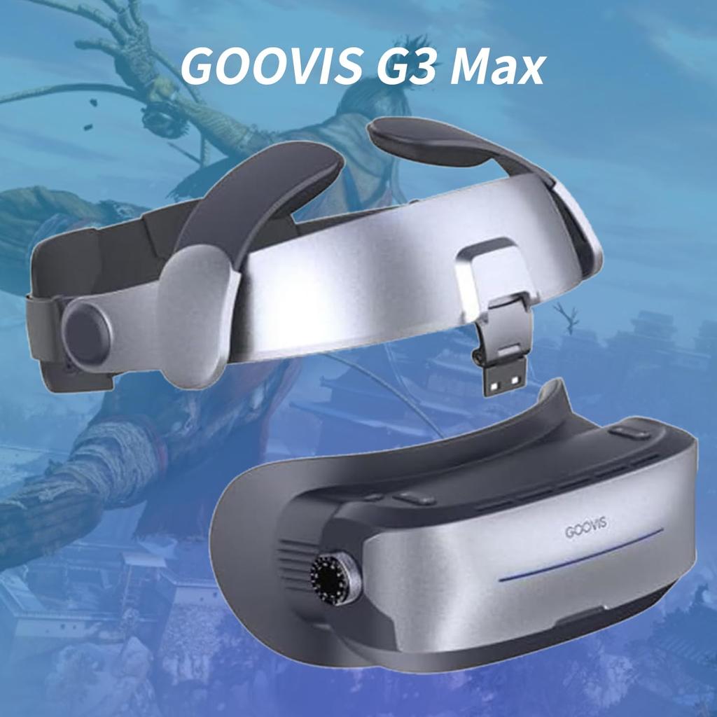 GOOVIS G3 MAX HMD Head Mounted Display Private Theater Goggle Headset TYPEC No Eye Strain WOWOW SKY PerfecTV Netflix Hulu dTV Youtube Golf Baseball