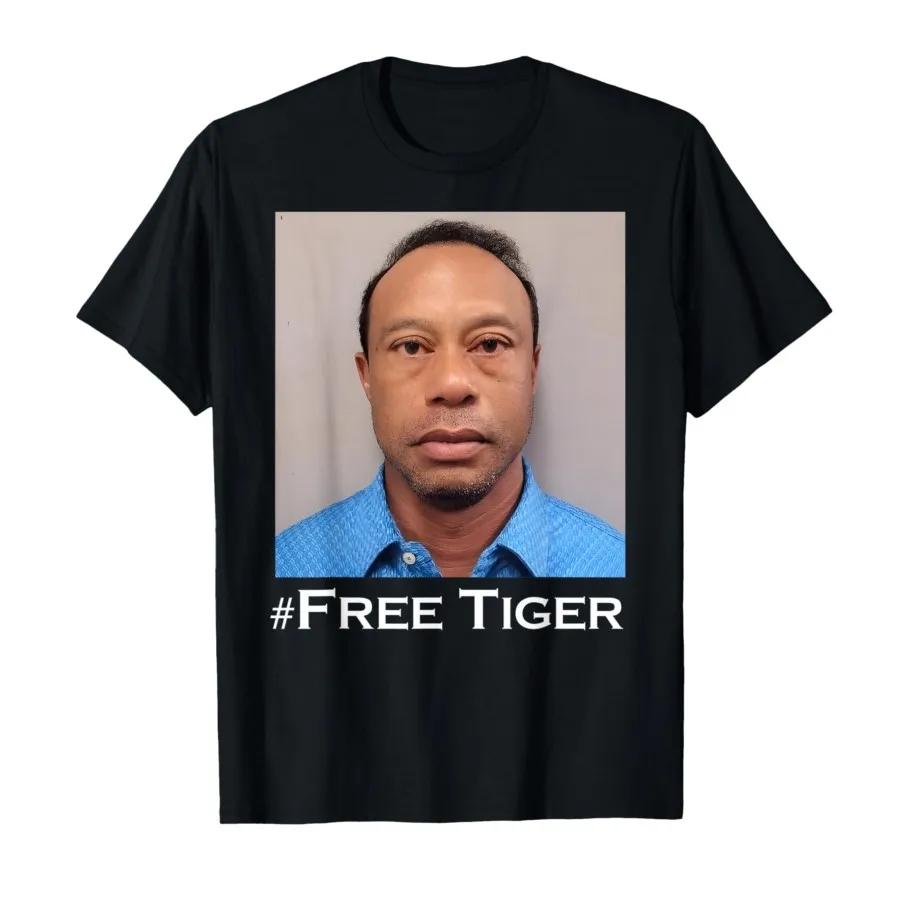 Free Tiger Shirt Golf Goat Celebrity Sports Funny Meme Tshirt For Men Women 100 Cotton T Shirts Short Sleeve Tops 04031