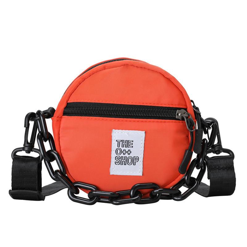 Стильная мини-круглая сумка из нейлона для детей Легкий и модный детский кошелек