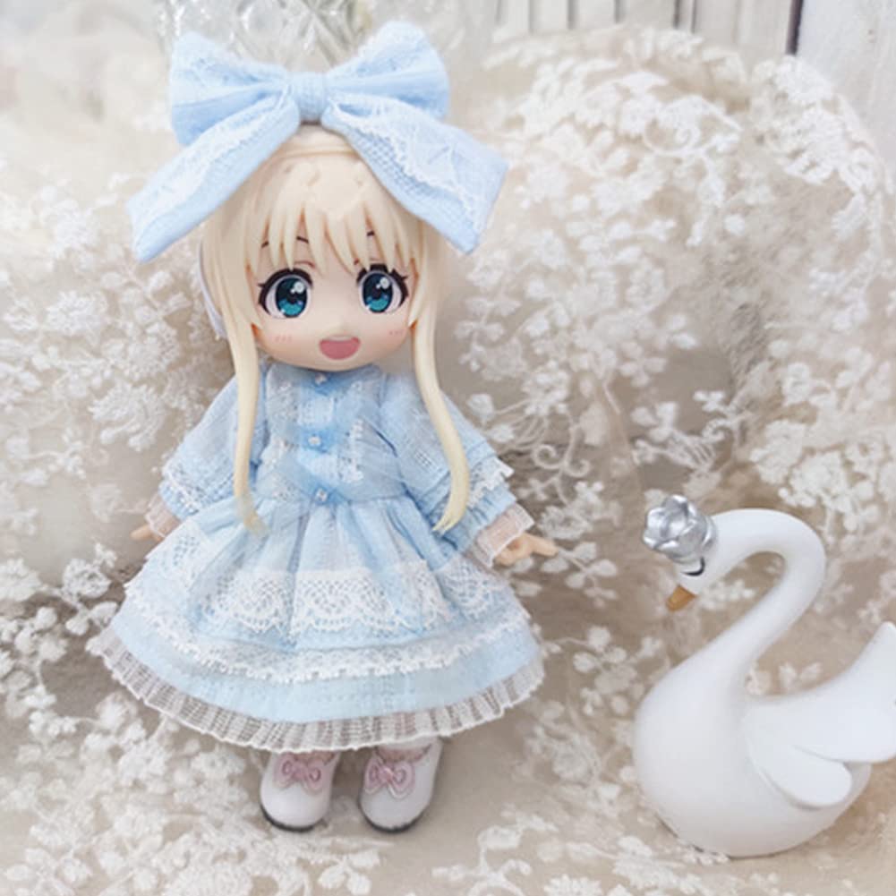 Rakulifey Obitsu 11 Наряд Obitsu 11 Размер OB11 5 цветов Одежда, Комплект из одной вещи, Платье, Комплект из 2 вещей, (синий)