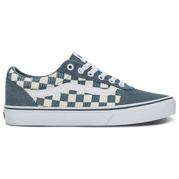 Vans Ward Active Casual Низкие кеды для скейтбординга Женские кроссовки Синий Белый Клетчатый VN0A5EMBRV2