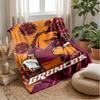 Фланелевое флисовое одеяло Brisbane Broncos Уютное теплое плед для дивана кровати путешествий Всесезонное использование