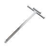 Soil Sample Probe with Ejector Tubular Stainless Steel Rod T Shaped Handle for Plant Care Garden Farm
