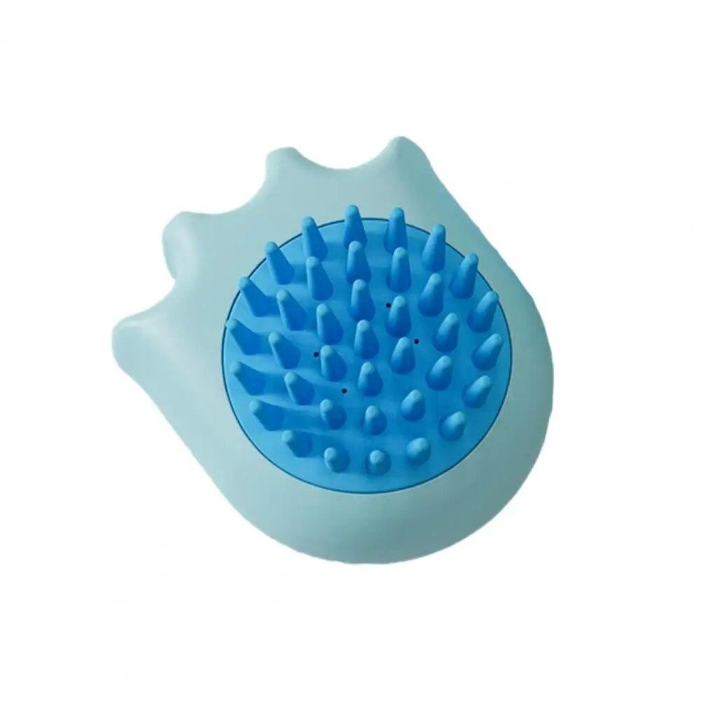 Щетка для мытья домашних животных Силиконовая массажная расческа для ванны для домашних животных Удобные и мягкие чистящие средства Массажная расческа для ванны