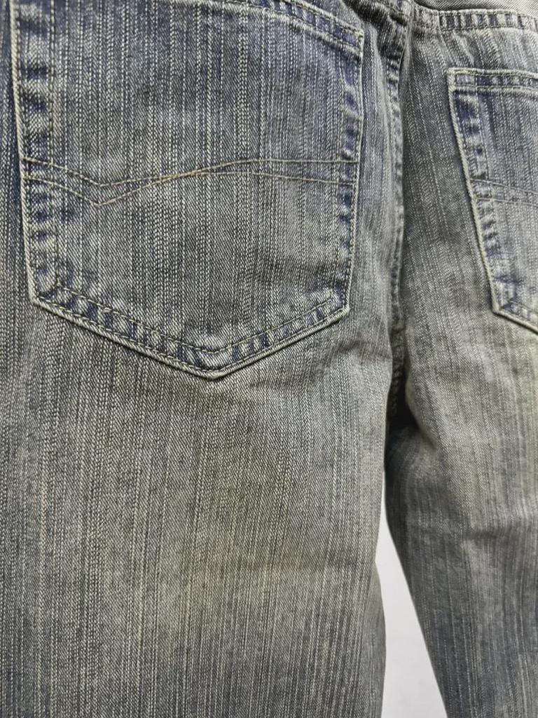 Джинсы-клеш Essential Haute Couture Bootcut из потертого бамбукового хлопка