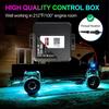 Подсветка Rock Lights 8/12 Pods RGB Led Multi Color App Remote Control Music Mode Well For Pickup ATV RZR UTV Chassis Light