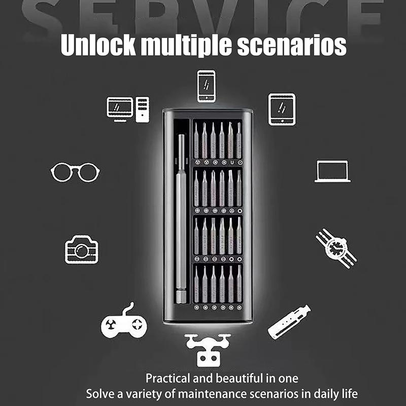 1 набор мини-инструментов 25 в 1 магнитный прецизионный набор отверток для ремонта телефонов ПК профессиональное оборудование с шестигранными битами Torx